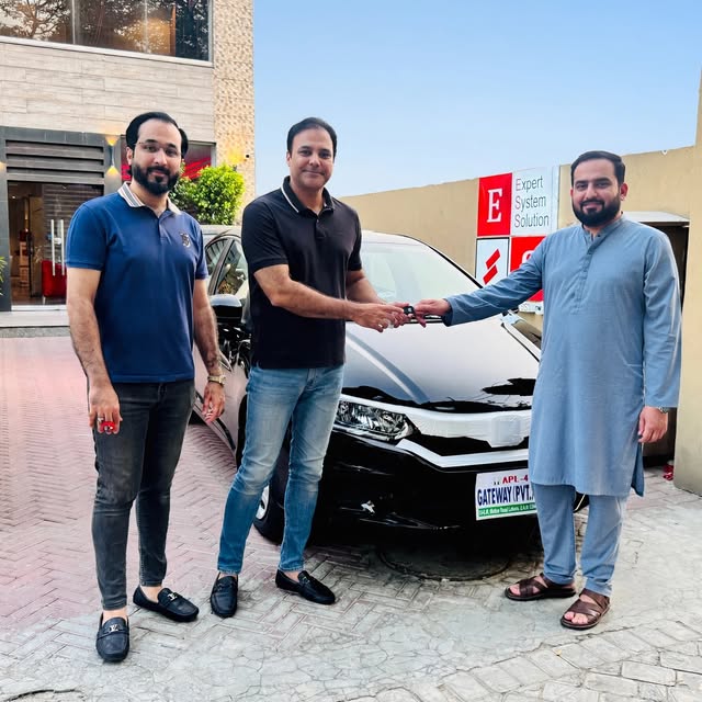 Company car handover