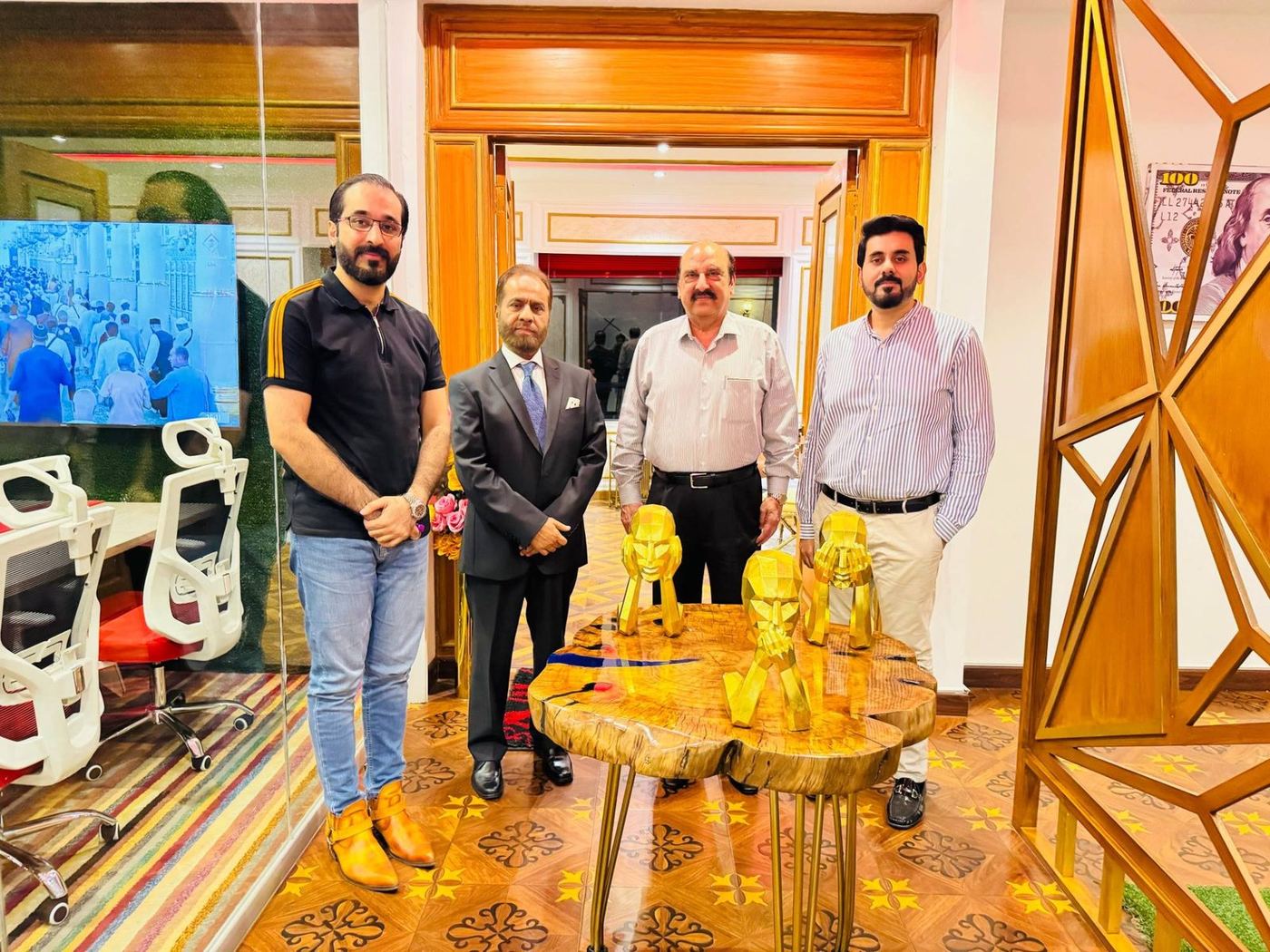 A visit from Capt (R) Zahid Saeed